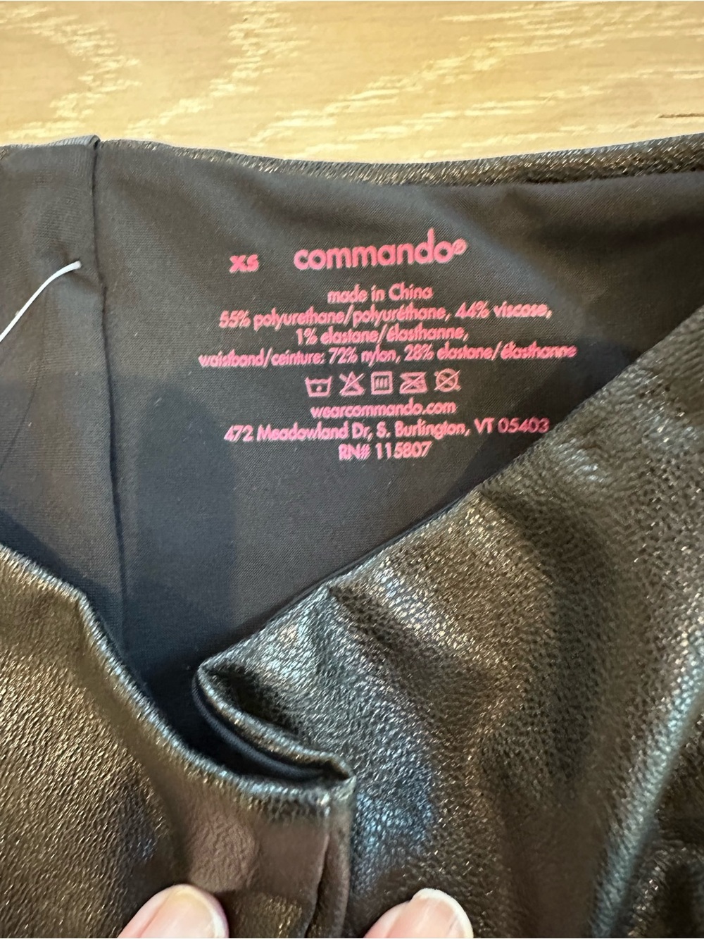 Commando Faux Leather Crop Flare Pants NWT sz XS - Picture 5 of 9
